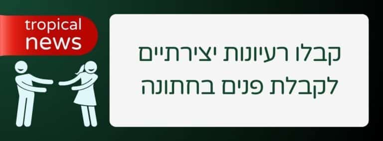 קבלו רעיונות יצירתיים לקבלת הפנים בחתונה - שירותי בר